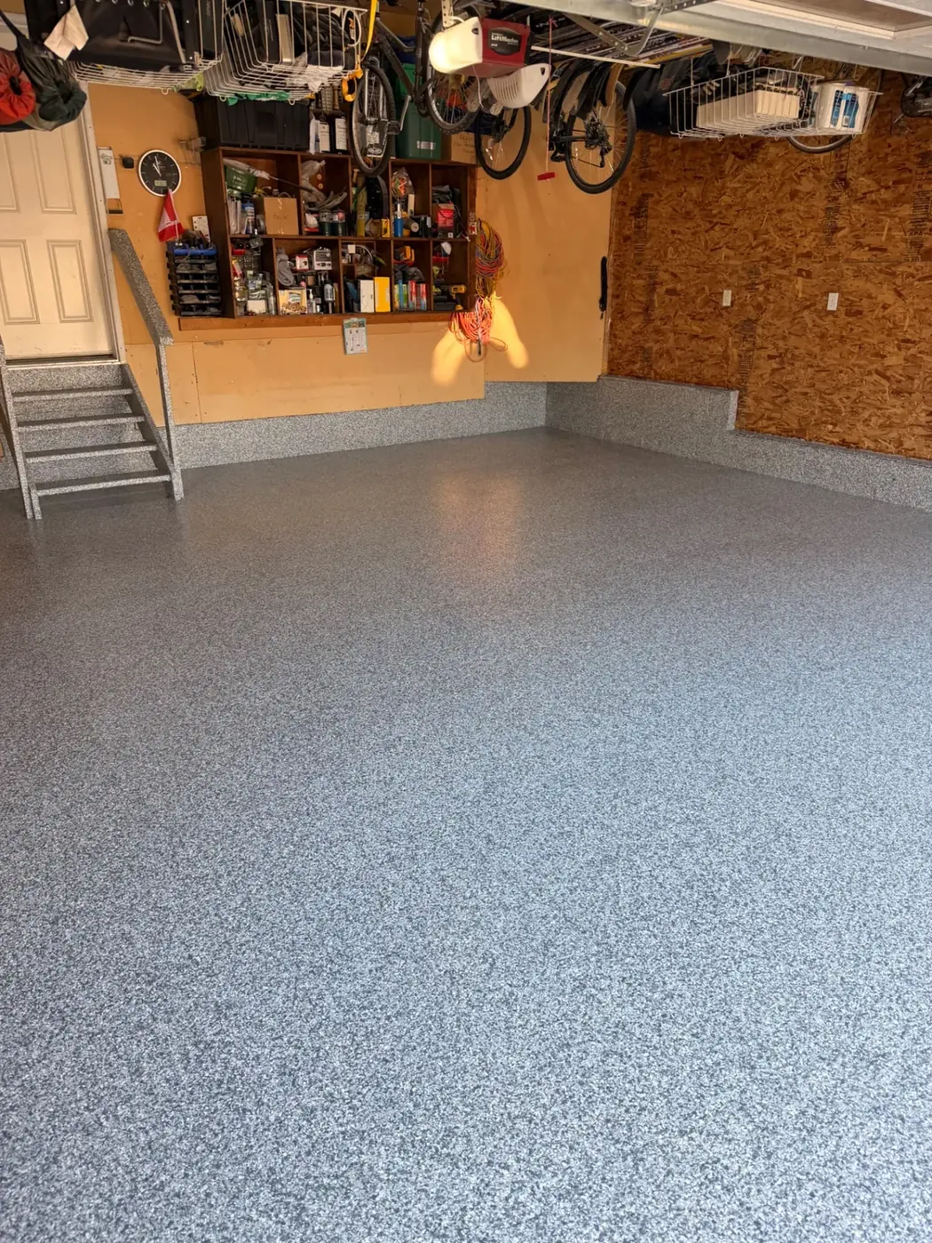 Stonehenge flake garage, in daily use