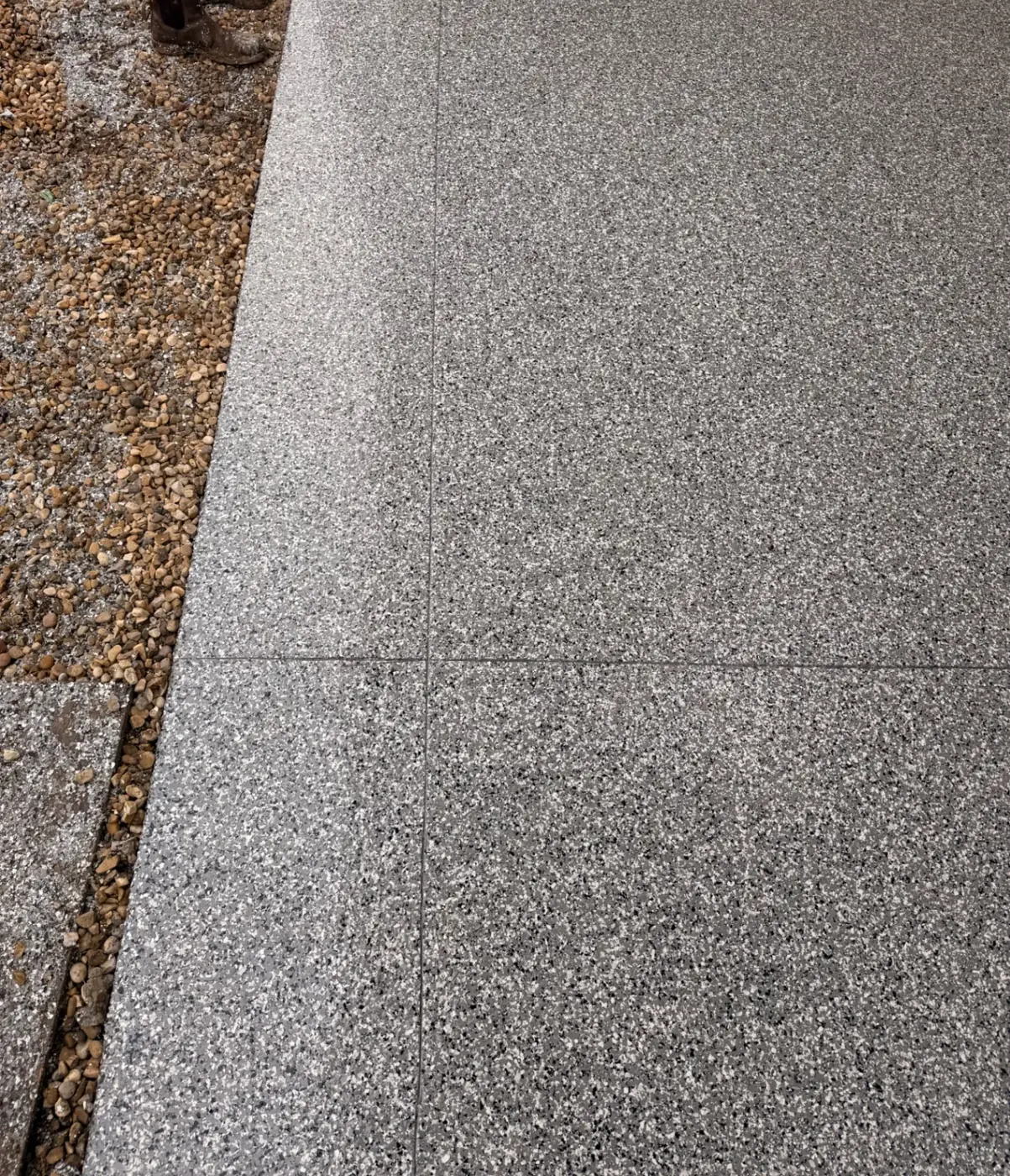 Darkside flake over saw-cut joints