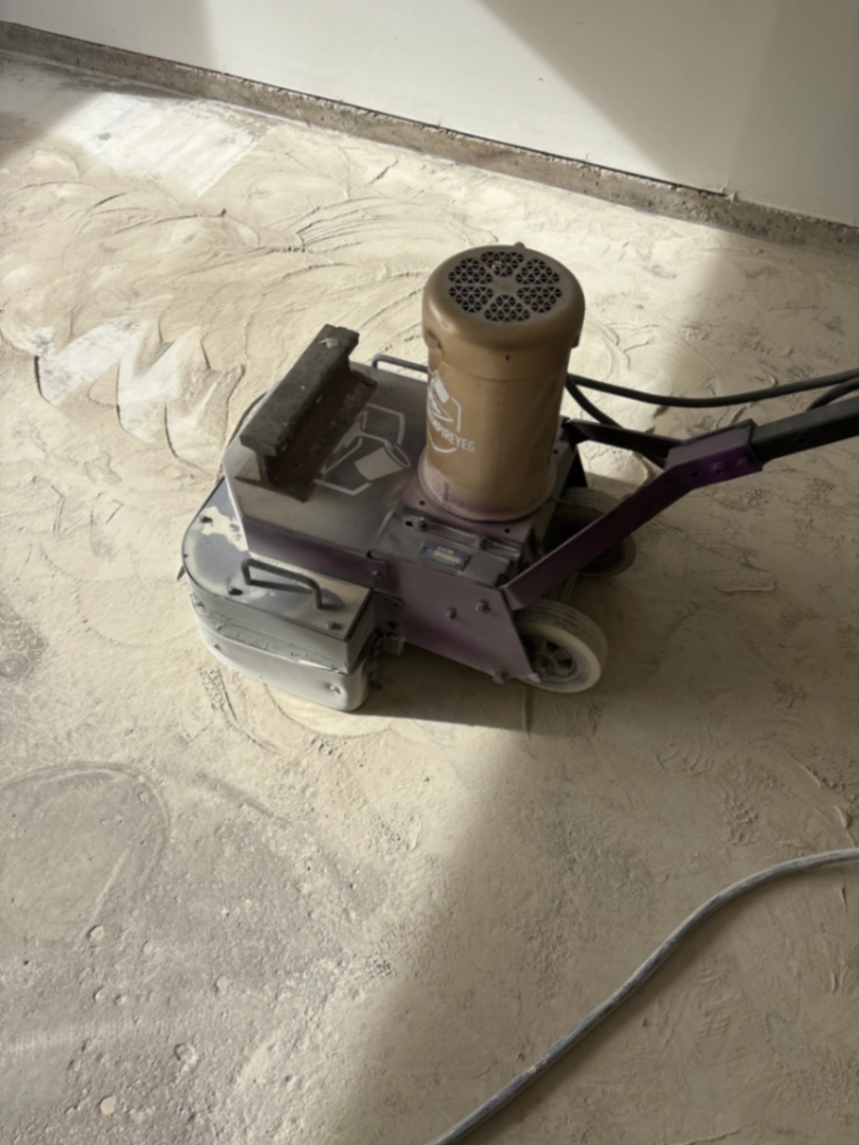 Grinding in Progress