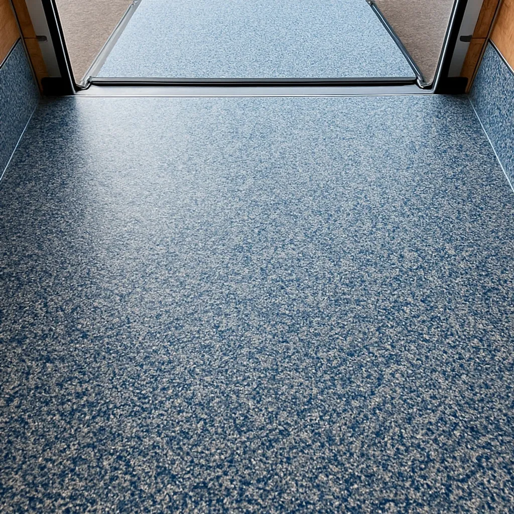 Trailer - Blue Flake Finish